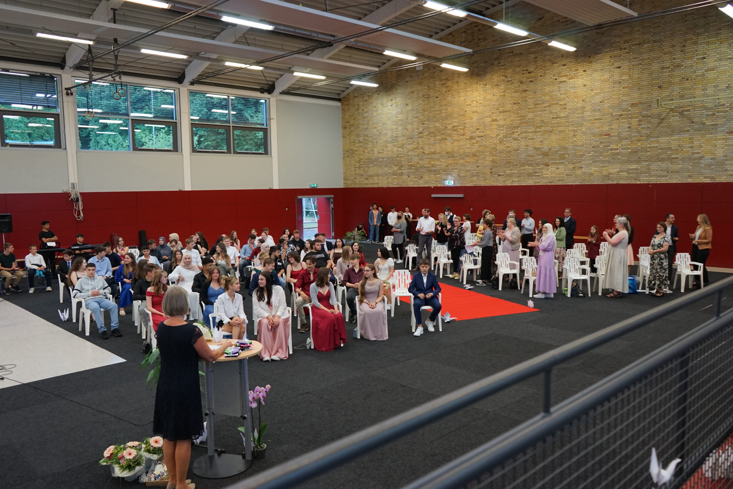 Impression vom Festakt inder Turnhalle der FRR